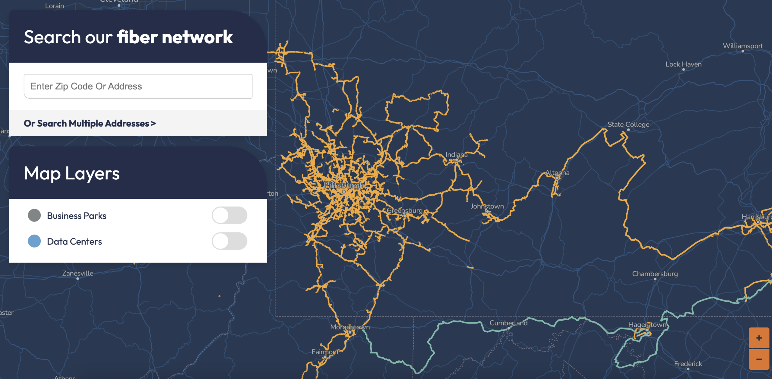 DQE Network Map